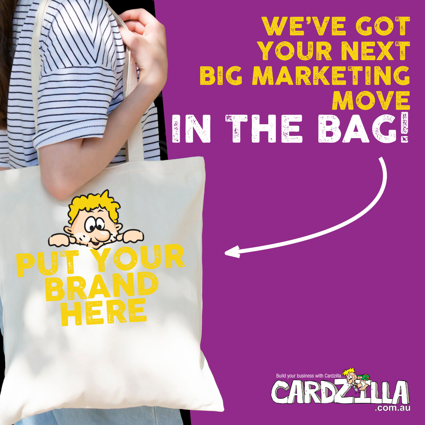 Cardzilla Tote Bag Marketing
